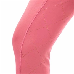 QHP Junior ridetights JAZZ / Dessert Rose - Silikone grip